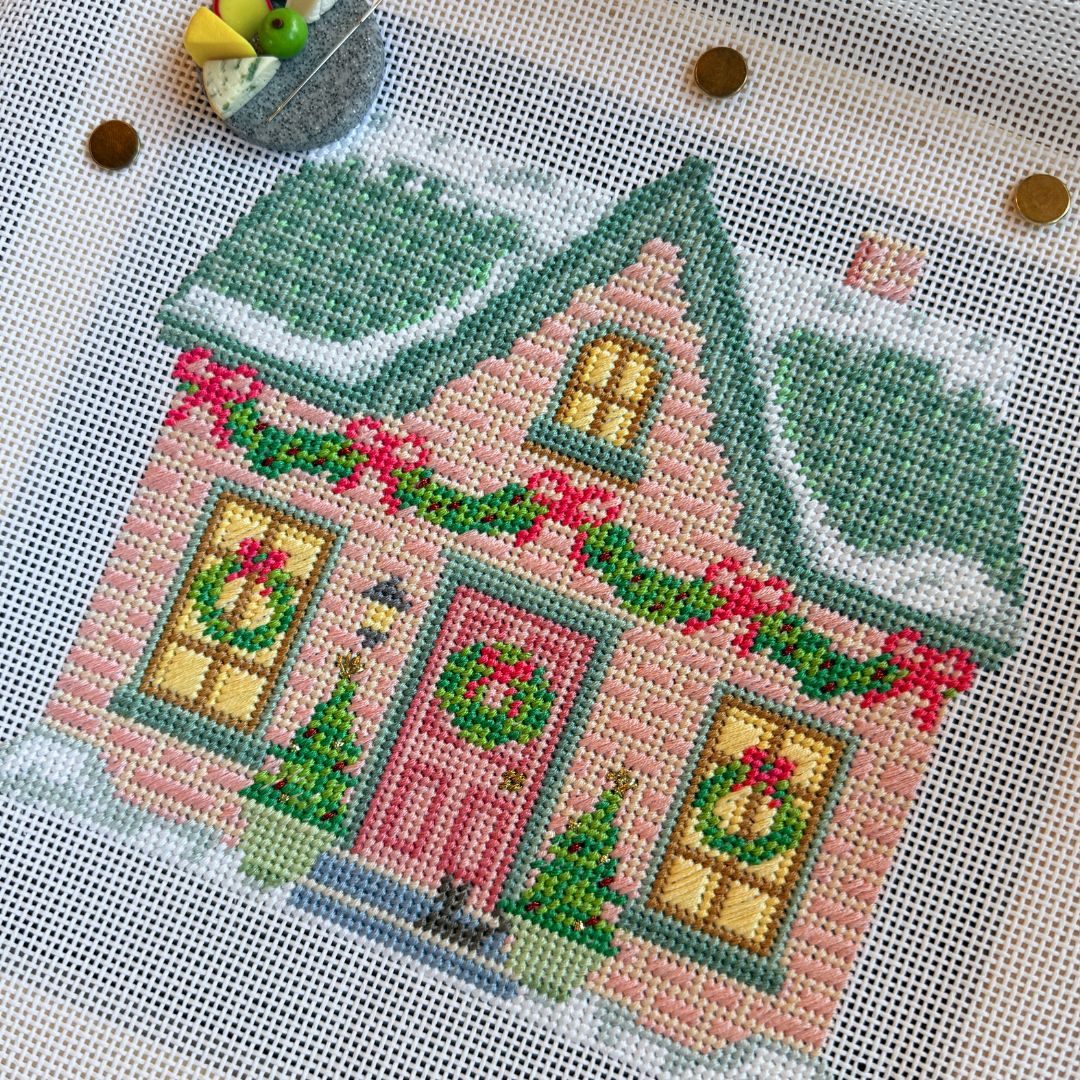 Christmas Village Needlepoint Bundle – 24 House Designs - Knotting Hill