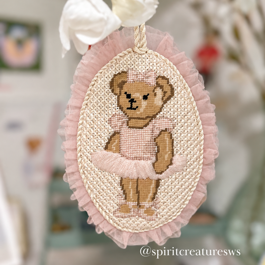 Ballet Bear Needlepoint Chart