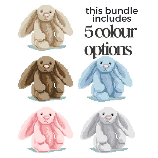 Bunny Needlepoint Chart Bundle