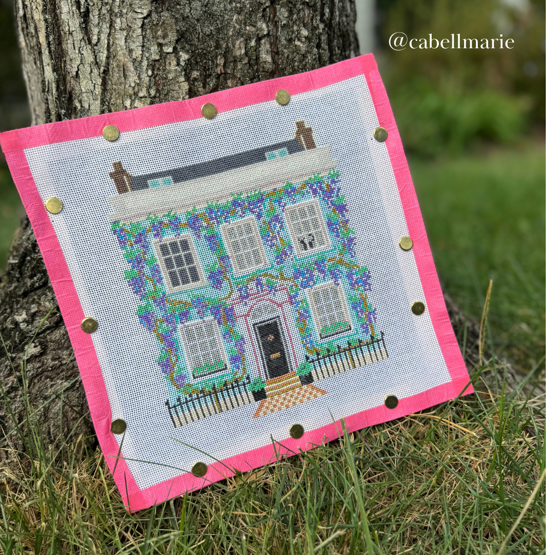 Wisteria House Needlepoint Chart