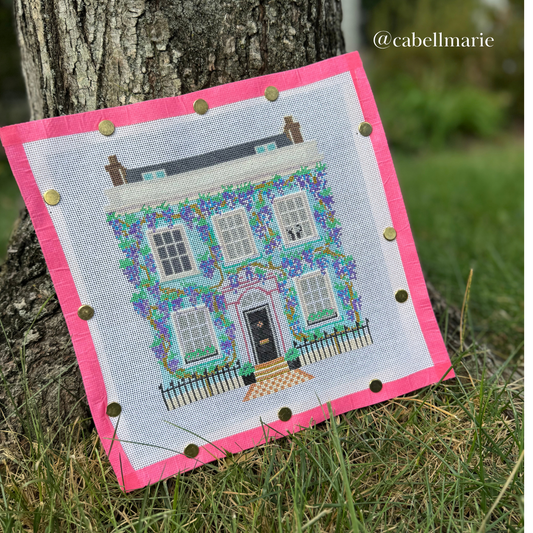 Wisteria House Needlepoint Chart