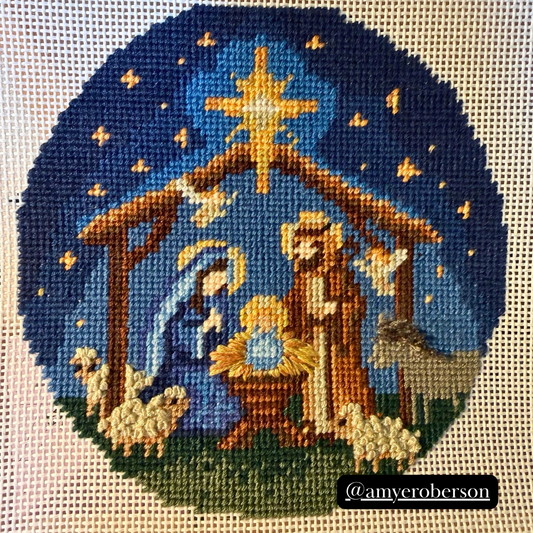 Nativity Needlepoint Canvas