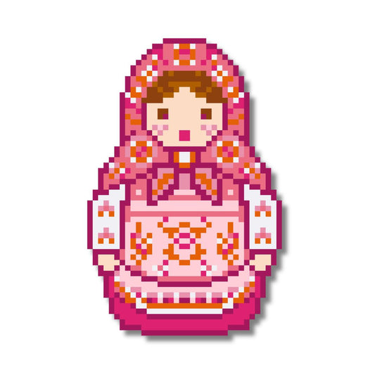 Russian Doll Needlepoint Chart