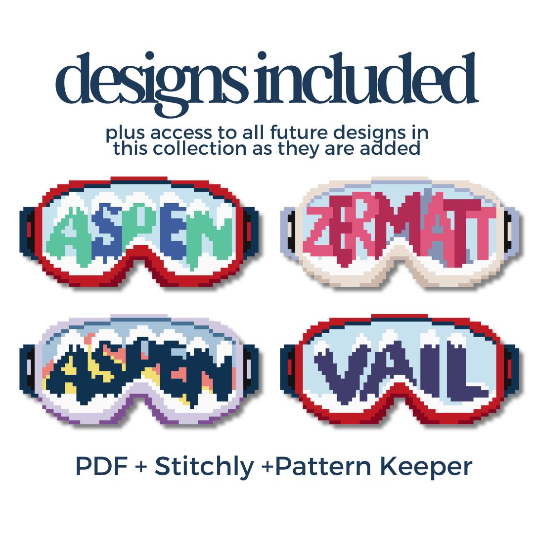 Aspen Ski Goggles Chart Bundle