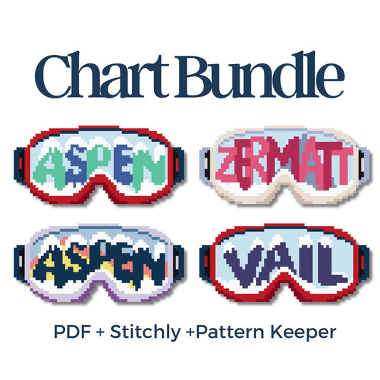 Aspen Ski Goggles Chart Bundle