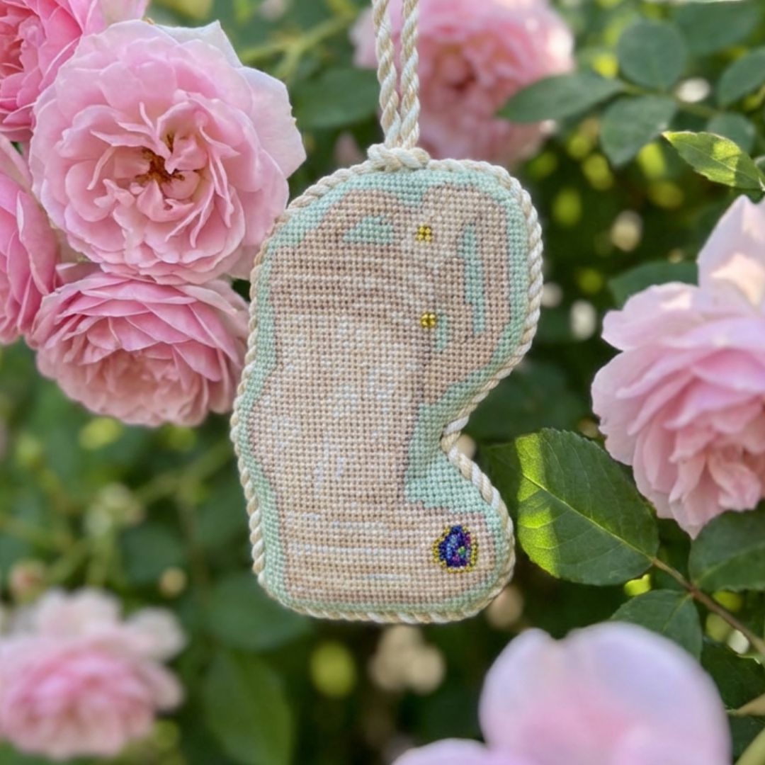 Baby Carrier Needlepoint Pattern