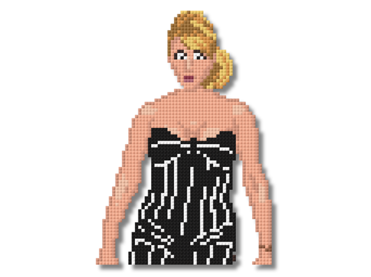 Ramona Catwalk Needlepoint Chart