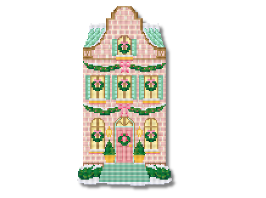 Garland Row Needlepoint Chart