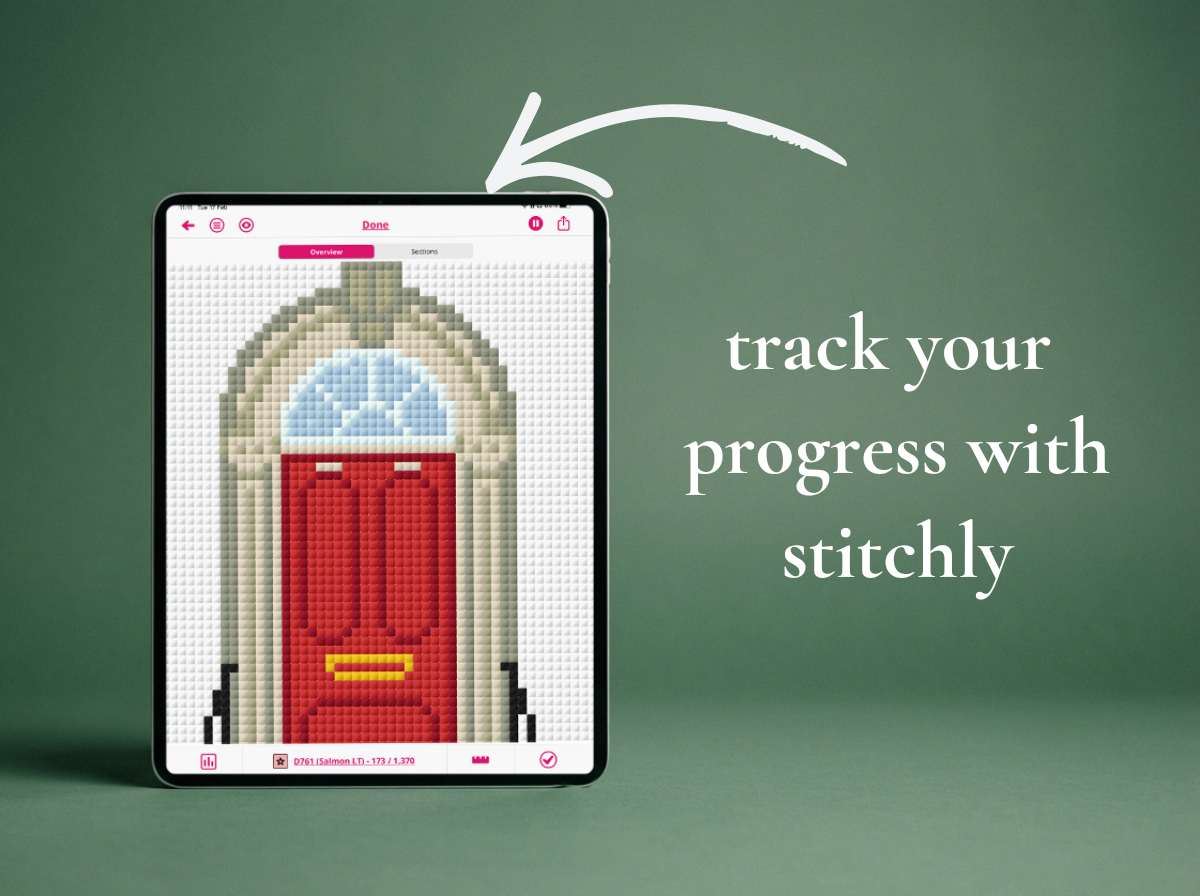 Front Door Needlepoint Chart