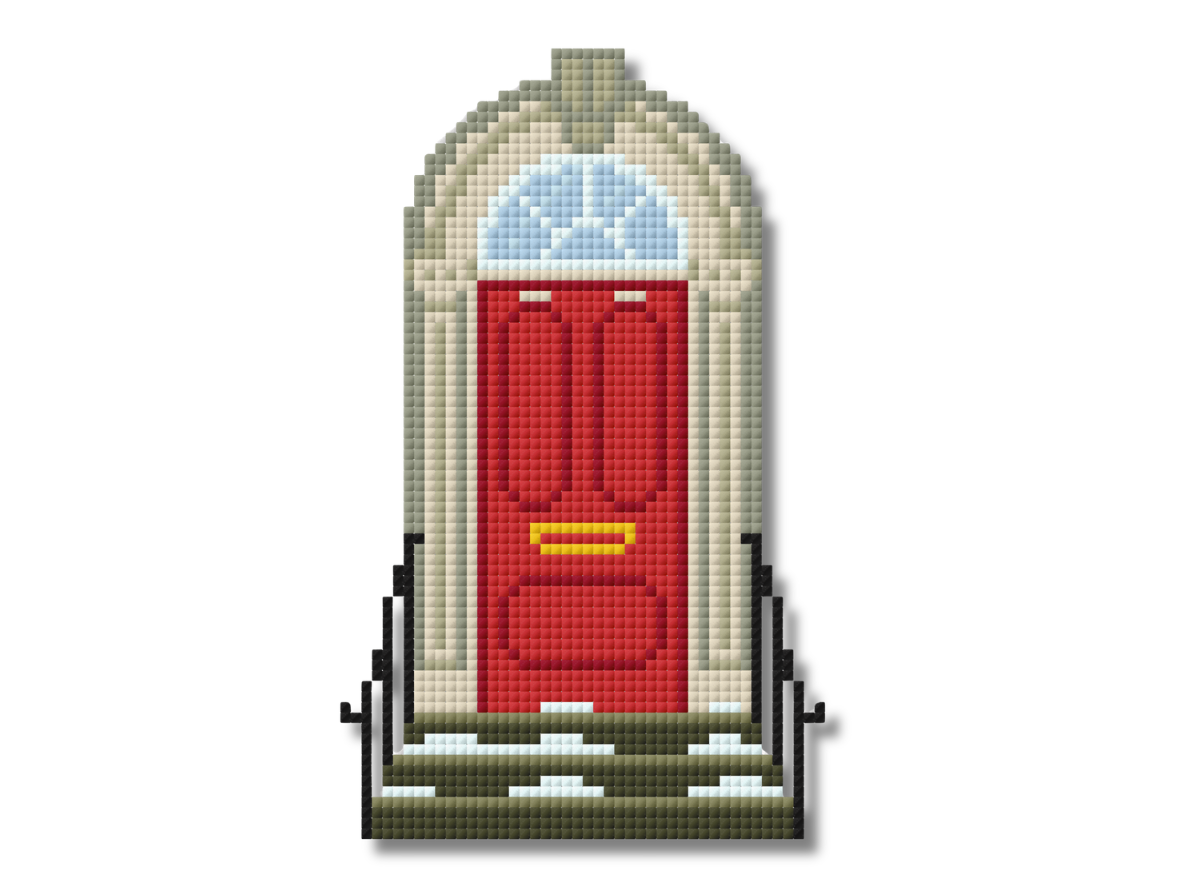 Front Door Needlepoint Chart
