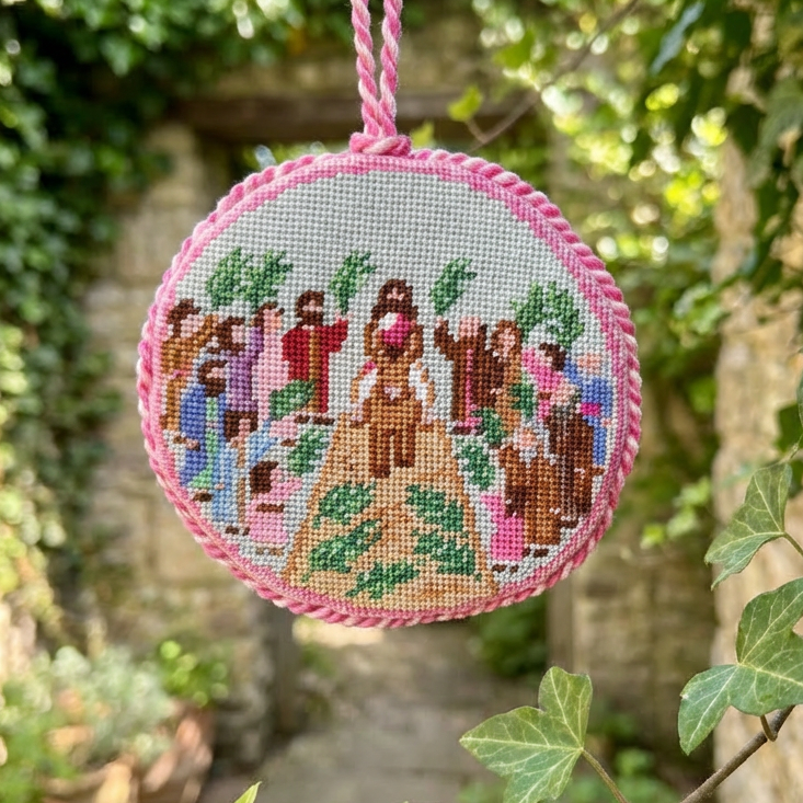 Palm Sunday Needlepoint Chart