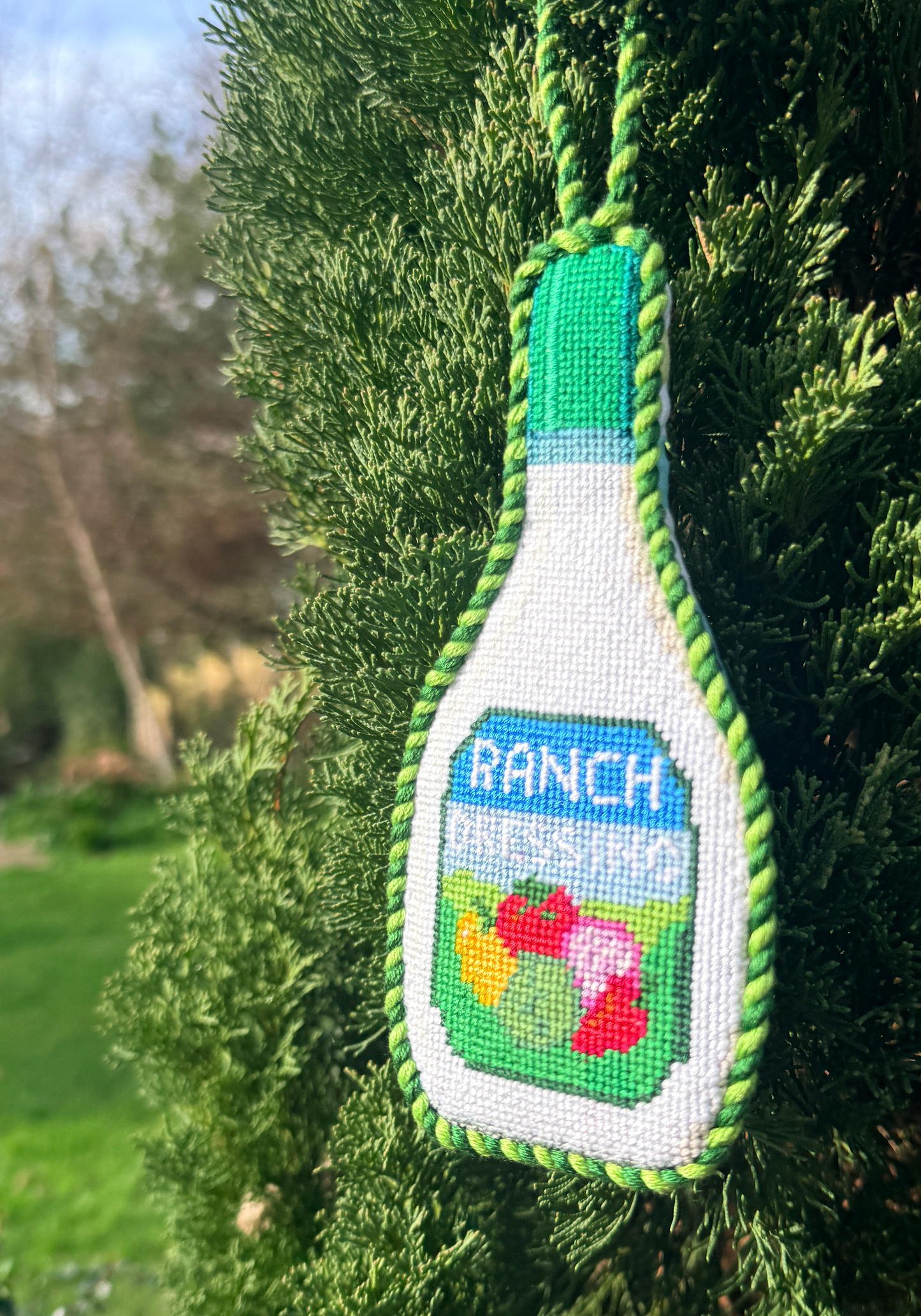 Ranch Dressing Needlepoint Chart