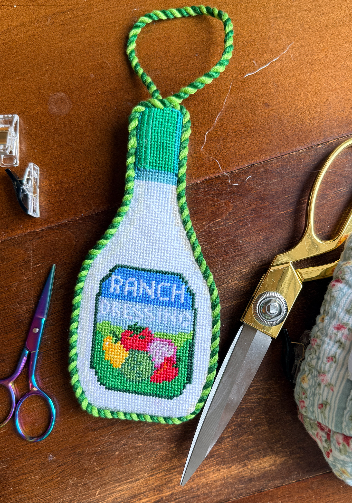 Ranch Dressing Needlepoint Chart