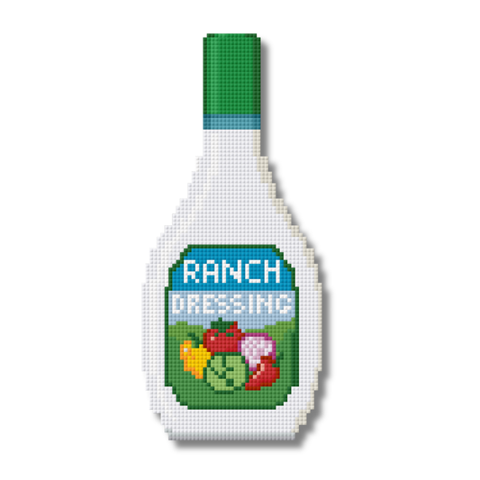 Ranch Dressing Needlepoint Chart