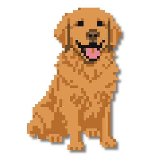 Golden Retriever Needlepoint Pattern