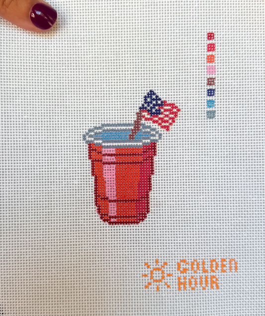 Solo Cup Needlepoint Canvas