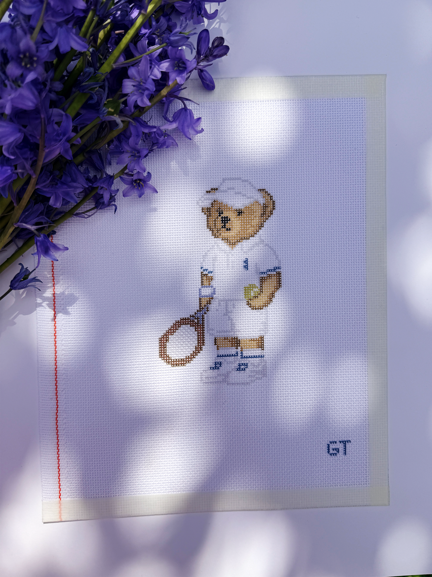 Tennis Bear Canvas