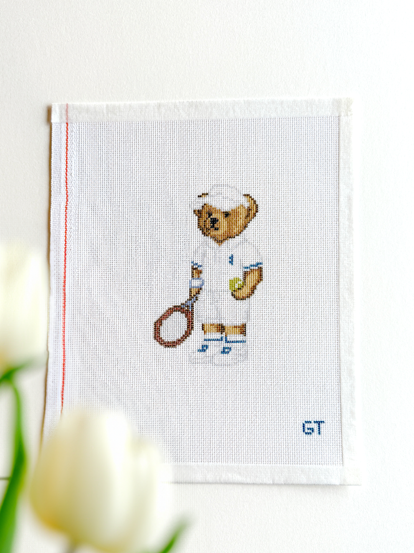 Tennis Bear Canvas